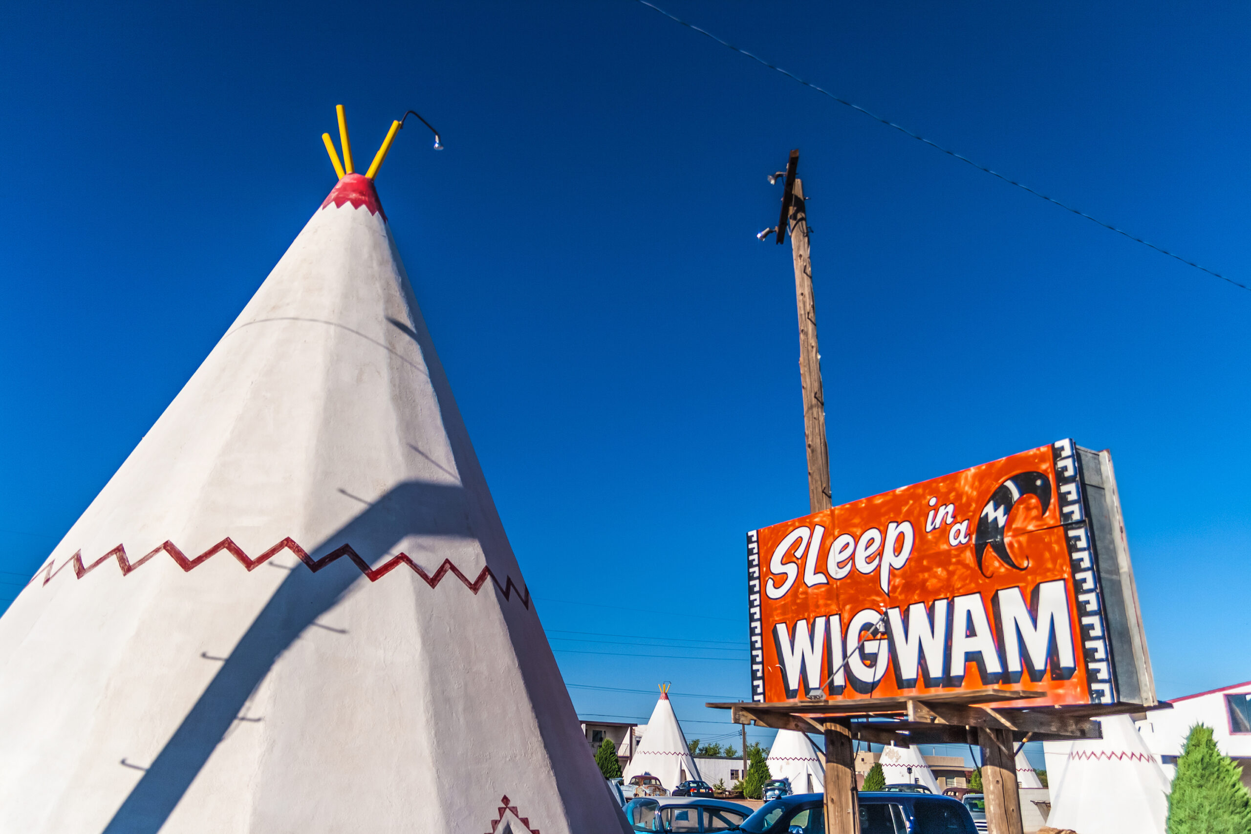 The Wigwam Motel in Halbrook, AZ.